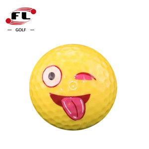 Balles de golf 2 pièces en direct d'usine, balles d'entraînement et cadeaux colorées avec des motifs classiques - Product Image 6