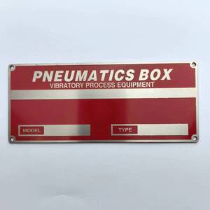 Tùy chỉnh bán buôn in kim loại tag nhãn QR mã vạch Máy phát điện xe tấm Máy tên nơi Logo Alu mảng - Product Image 6