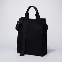 Sac cabas en toile réutilisable en coton pour femmes avec bandoulière