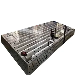 Mesa de soldadura 3D de hierro fundido de precisión 2024 Plataforma flexible tridimensional