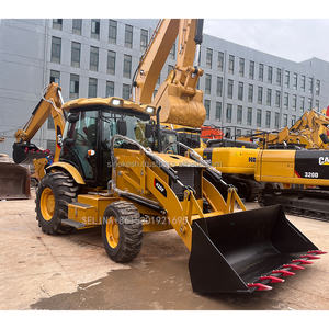 เครื่องจักรสร้างระบบขับเคลื่อน4*4รถตัก Cat420F2 420F หนอนผีเสื้อเกือบใหม่ - Product Image 1