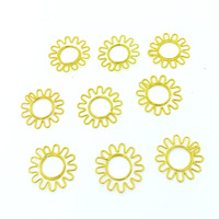 Clip Magnético Personalizado con Forma de Girasol, Ecológico, con Diseño de Logotipo Personalizado de Fábrica Profesional, 75 mm, Colores Surtidos