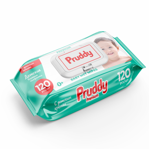 Pruddi 80 Toallitas Húmedas Mini, Toallitas de Limpieza Suave para Bebés, para Uso Familiar y de Viaje, Hechas de Bambú y Papel - Product Image 2