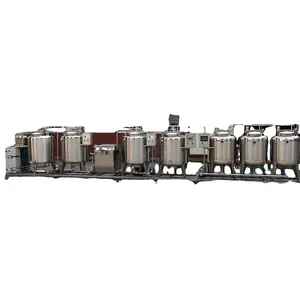 Industrielle kleine Maschine griechische Milch Pasteurisierung Joghurt Käse Herstellungslinie Molkerei-Verarbeitungsmaschinen