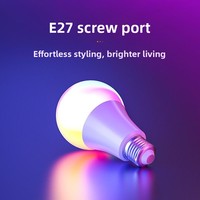 TUYA / Wi-Fi Smart Globe Aluminium E27 Télécommande Intelligente Dimmable 2700K Blanc Chaud Doux LED Alexa Éclairage Ambiant de Jardin Garantie 3 Ans