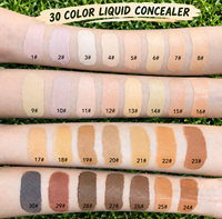 Fond de teint liquide correcteur couvrance totale longue tenue maquillage correcteur contour waterproof