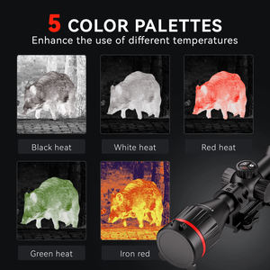 Тепловизионный прицел для охоты с объективом 25/35/50 мм, 384/640 точек на дюйм, ночное видение, запись видео, PIP, Wi-Fi - Product Image 4