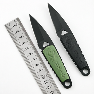 Couteau <span class=keywords><strong>de</strong></span> poche tactique multifonctionnel en acier inoxydable, mini couteau à lame fixe pour l'extérieur, couteau <span class=keywords><strong>de</strong></span> défense personnel à porter en collier, vente en gros, DIY - Product Image 6