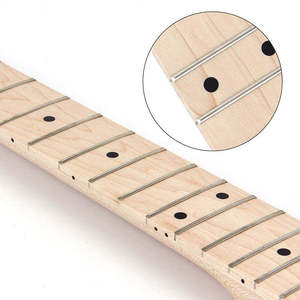 Manico di Ricambio per Chitarra Elettrica Yasen 22 Tasti in Acero Canadese con Punti di Marcatura Neri - Product Image 2