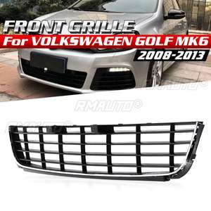 Grille de calandre avant inférieure centrale chromée pour Volkswagen Golf MK6 2008-2013 - Product Image 1