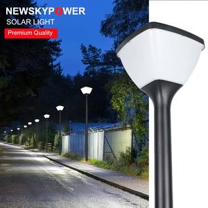 Lámpara Solar para Patio, Diseño Todo en Uno, 20W de Brillo, Fácil de Instalar, para Jardines, Caminos de Entrada y Estacionamientos, Venta Directa de Fábrica - Product Image 5