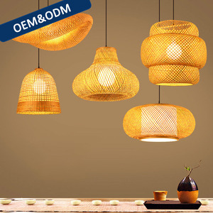 Lustre LED en bambou Firefly 3000K pour salon, chambre, îlot de cuisine, lustre de luxe en forme de branche pour villa - Product Image 1