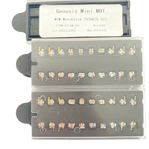 Tandheelkundige Bondable Mini Orthodontische Roth Metalen Beugel Monoblock/Mesh Basis - Product Image 1