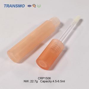 Vente en gros de tubes à gloss à lèvres en plastique transparent de 4,5 ml - Contenants cosmétiques vides personnalisés 2-en-1 - Product Image 6