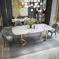 Tables et chaises de restaurant, ensemble de table à manger, tables à manger de luxe