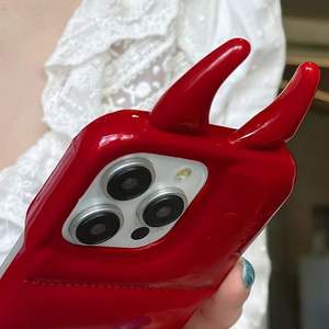 Piumino di lusso stile Silicone antiurto <span class=keywords><strong>Cover</strong></span> malefico custodia del telefono per <span class=keywords><strong>iPhone</strong></span> 14 Pro Max 13 <span class=keywords><strong>12</strong></span> - Product Image 4