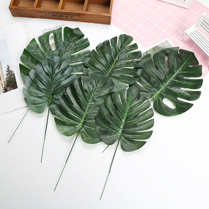 Artificiali Monstera rami interni foglie cespugli verde all'ingrosso piante Rama Cerezo arbusti artificiali fogliame - Product Image 2