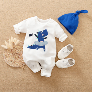 Combinaisons pour bébés garçons et filles, manches longues, 100% coton, pyjamas pour nourrissons, vente en gros - Product Image 5