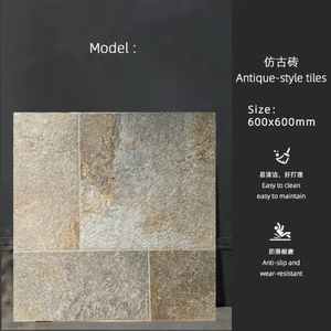 Carreaux <span class=keywords><strong>de</strong></span> sol en porcelaine antidérapants 600x600x12mm, pavés muraux extérieurs modernes pour hôpital, supermarché, cour - Product Image 4