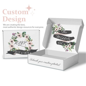 Custom Pink Package <b>Box</b> Design Corrugated Jacket Wedding Dress Clothing Packaging <b>Box</b> Custom Packaging - Product Image 4