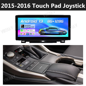 Radio de coche <span class=keywords><strong>Android</strong></span> 13 DE 10,25 pulgadas y 128GB para LEXUS NX NX200 NX200T 2015-2016, reproductor Multimedia Carplay, pantalla táctil de navegación GPS - Product Image 4