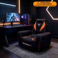 Canapé gonflable personnalisé en usine avec porte-gobelet confortable chaise de jeu ergonomique pour ordinateur de bureau