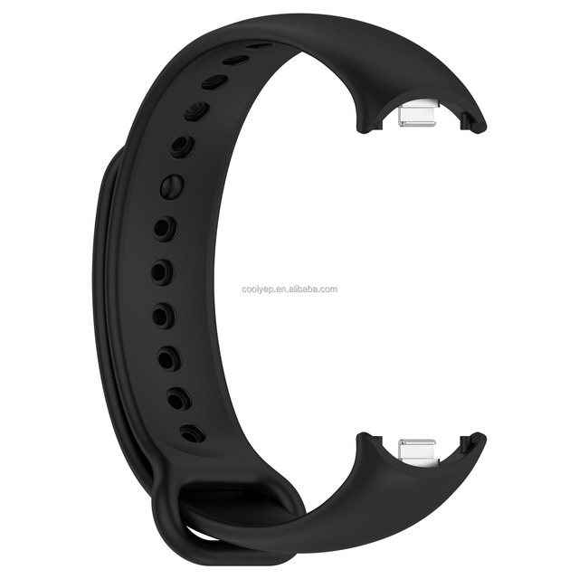 For COOLYEP Silicone Sport Watchband Soft Comfortable Adjustable Replacement Wrist Strap for Xiaomi Mi Band 8 9 Smartwatch