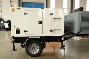 Mobiele Aanhangwagen Type Diesel Generator 200kw Tot 600kw Generator Diesel Met Wielen En Luifel Voor Verkoop Gebruik Boerderijen