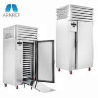 15-40 Tray Blast Freezer Trolley -45 ~ 80 ° C Dégivrage automatique Myrtille Durian Fraise Cerise Congélation rapide pour autres fruits Moteur