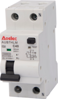 Disjoncteur différentiel électromagnétique (RCBO) 10kA 2P CN AUB7HLM