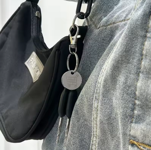 1 pièce <span class=keywords><strong>Jetons</strong></span> de chariot de supermarché universels en acier inoxydable, petits, portables, porte-clés, ornement décoratif - Product Image 5