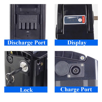 Batterie au lithium haute performance 48V 15Ah 13s5p 18650 avec lumières LED personnalisables