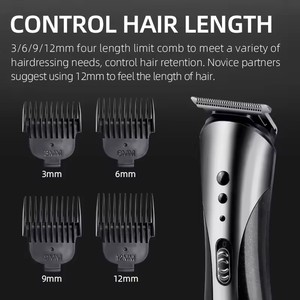 Tondeuse à poils de nez électrique rechargeable professionnelle <span class=keywords><strong>KEMEI</strong></span> <span class=keywords><strong>KM</strong></span>-<span class=keywords><strong>1407</strong></span> 3 en 1, tondeuse multifonctionnelle pour hommes, rasoir à barbe - Product Image 3