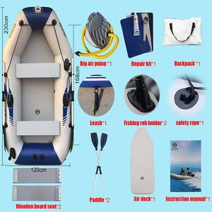 Klebstofffreie 100% Vollverschweißte Solar-Marine 2,3 M Ruderboote Mit Paddel und Pumpe Gegen Starke Erschütterungen und Salzwasser - Product Image 6