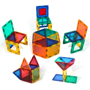 Kustom 70 Buah Blok Bangunan Magnetik Klasik Mainan Konstruksi Kreatif Mainan Blok Bangunan Plastik Abs Aman untuk Anak-anak