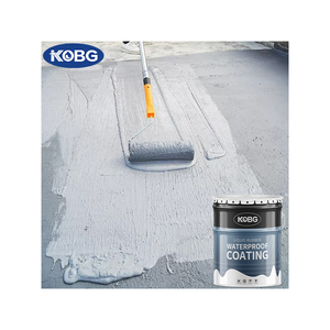 KOBG Acryl Wasserbasierte Wasserdichte Dachbeschichtung & Wandfarbe für Badezimmer und Pool <span class=keywords><strong>25kg</strong></span> Fass - Product Image 2