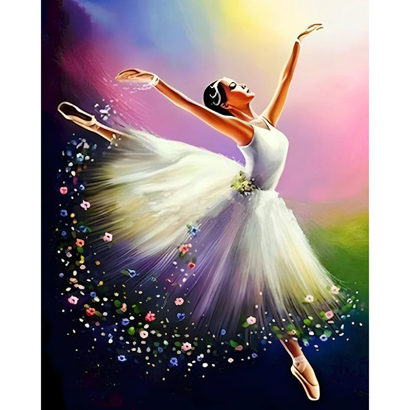 Ballerina with Flowers