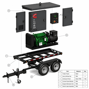 Generador Silencioso de 30KW 50KVA, Diésel Trifásico, Refrigerado por Agua, Motor Cummins Weicaai Yuchai, para Energía de Respaldo para Pequeñas Empresas - Product Image 6