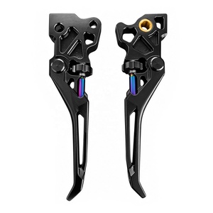 Leviers de frein et d'embrayage réglables à l'infini en aluminium CNC pour moto Lavitin, accessoires pour <span class=keywords><strong>VESPA</strong></span> GTS 250 300, noir - Product Image 3