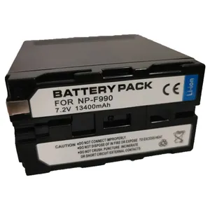 13400Mah Np-990 Vervangen Camera Batterij Voor Camcorder Hxr-mc1500c Nex-ea50 Mc2500c Dsr-pd198p Hvr-z7c Nx3 5 Led Video Licht