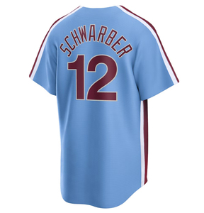 Camisetas de Béisbol al por Mayor para Adultos # 12 Camiseta Schwarber <span class=keywords><strong>color</strong></span> <span class=keywords><strong>crema</strong></span> para <span class=keywords><strong>hombre</strong></span> de Filadelfia - Product Image 3