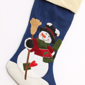 Embroidered <b>Christmas</b> <b>Stockings</b> Cloth Large Gift Bags Fireplace Ornaments Cartoon Style For <b>Christmas</b> Decorations - Product Image 4