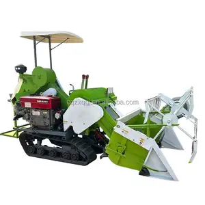 25 HP soybean combine harvester Replaceable screen soybean rapeseed rice harvester
