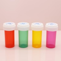 8DR 13DR 30DR bouteille de capsules de pharmacie en plastique résistant aux enfants conteneur de pilules médicales avec couvercle réversible