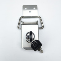 HM3108 goupille de verrouillage en aluminium fermoir de verrouillage pour étui de costume de vol sac à main boîte porte-documents accessoires matériel cadenassable