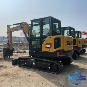 Mini-excavatrice d'occasion SANY SY60 avec moteur, poids opérationnel de 6 tonnes, composants PLC et de transmission - Product Image 5