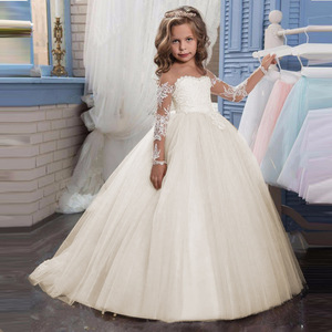 New Premium Kid Clothing Product Flower Girls Party Evening Dresses With Low MOQ - Product Image 4
