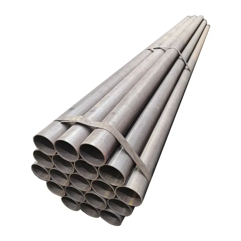 サプライヤー販売API5L 10インチ18インチブラック軟鉄低炭素ストレートシーム溶接鋼管建設用