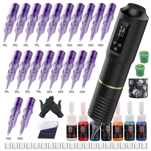 Máquina de Tatuaje Inalámbrica Profesional, Kit Completo para Artistas del Tatuaje Corporal, Suministro al por Mayor para Uso Profesional - Product Image 2