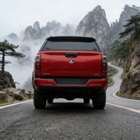 GWM Cannon Alpha PHEV 2024+ Pick-up Truck Canopy - Hardtop en alliage d'aluminium à hayon articulé, installation sans perçage, style sportif